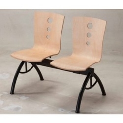L Shaped Wooden 2 Seater